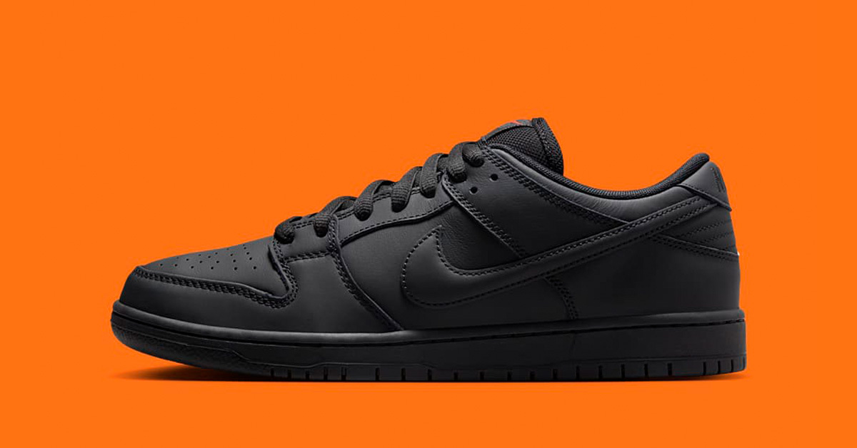 Nike SB Dunk Low Pro ISO "Triple Black" heats up autumn 2024